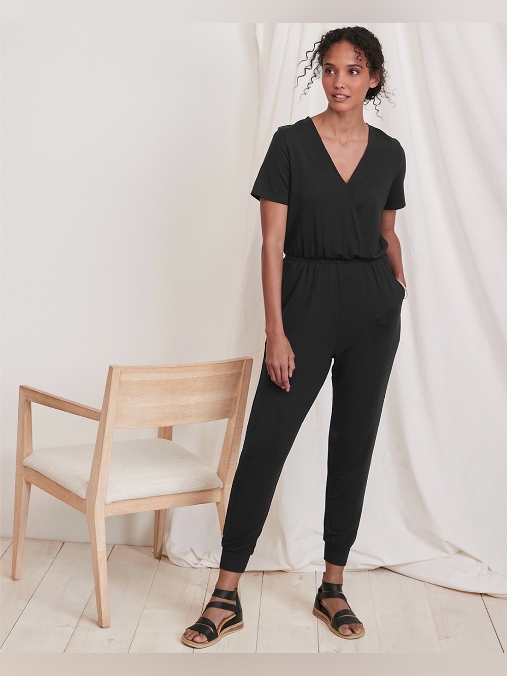 Garnet Hill Surplice Jogger Tencel Lyocell Relaxed Fit Med NWOT